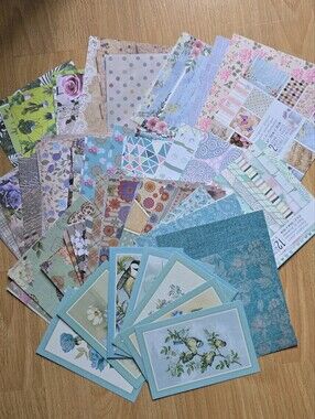 120 Floral, Vintage & Patterned Scrapbook Papers